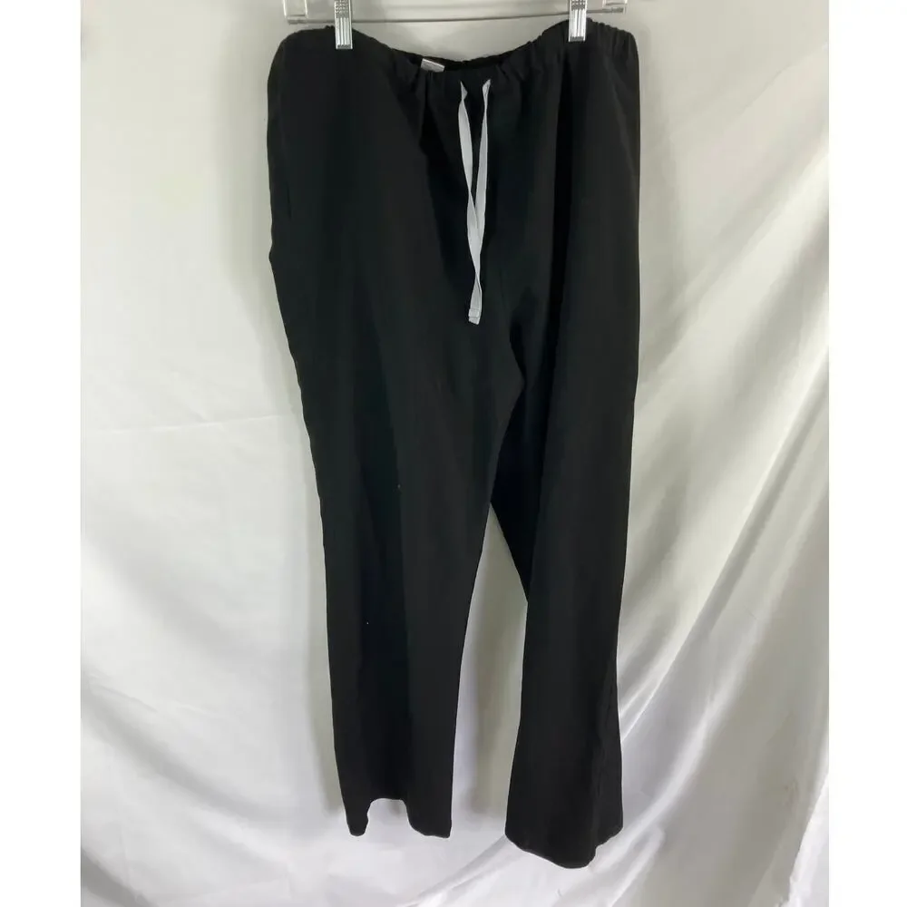 FIGS Men's Pisco Basic Scrub Pants Size Medium Black FM4500 XXL